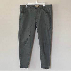 Democracy Gray Cropped Pants - Size 16